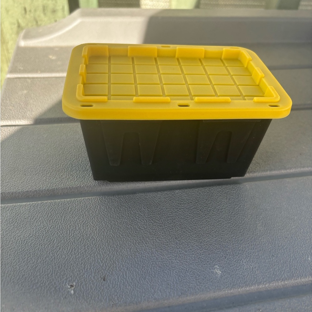 Teeny Tote Yellow Storage Bin